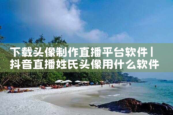 下载头像制作直播平台软件|抖阴
