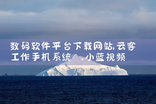 数码软件平台下载网站|小蓝视频
